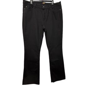 Lee Women Midrise‎ Bootcut Jeans Black Sz 18 stretch casual comfy